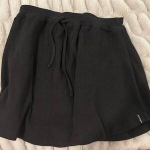 Known Supply 100% Organic Cotton NWT Black Women’s Skort with Drawstring Waist S